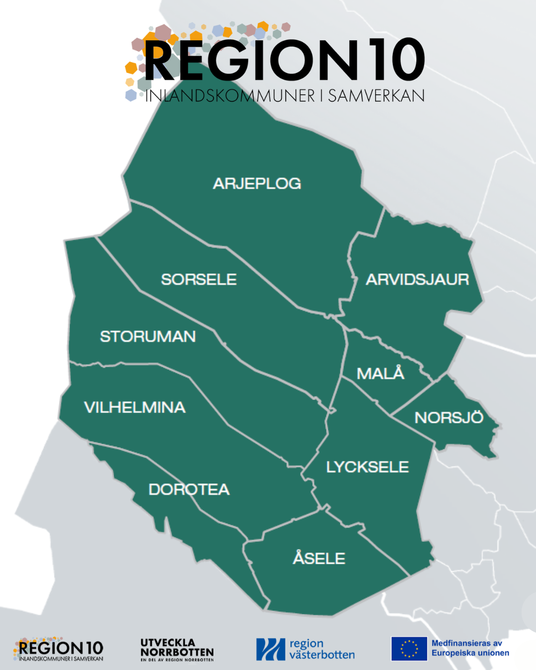 Kommunerna i Region 10