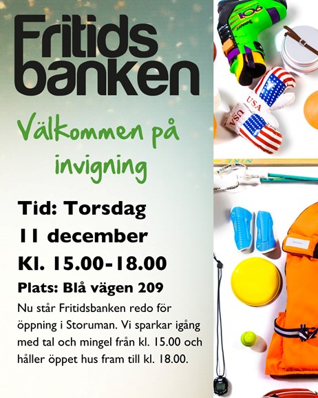 Invigning Fritidsbanken
